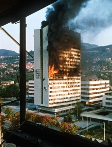 Sarajevo burns (Credit:  Mikhail Evstafiev)